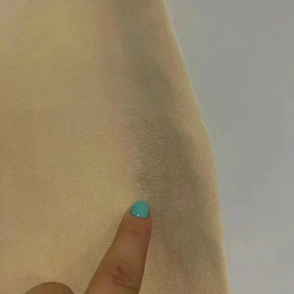 Eileen Fisher Wide Leg 100% Silk Pants Size XS Pull On side Zipper Waist- 29'' - Picture 2 of 6